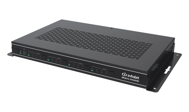 Бесподрывный матричный коммутатор Infobit iMatrix H44HW